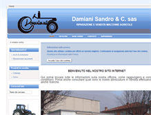 Tablet Screenshot of damianimacchineagricole.com